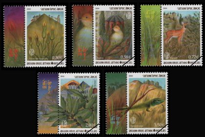 Mount Athos Stamps 2010-2